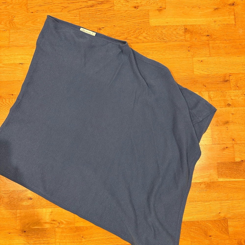 Blue Poncho